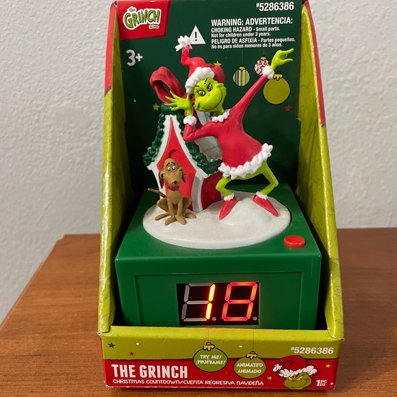 The Grinch Christmas Countdown Calendar Speaks Phrases True Voice - Picture 5 of 6